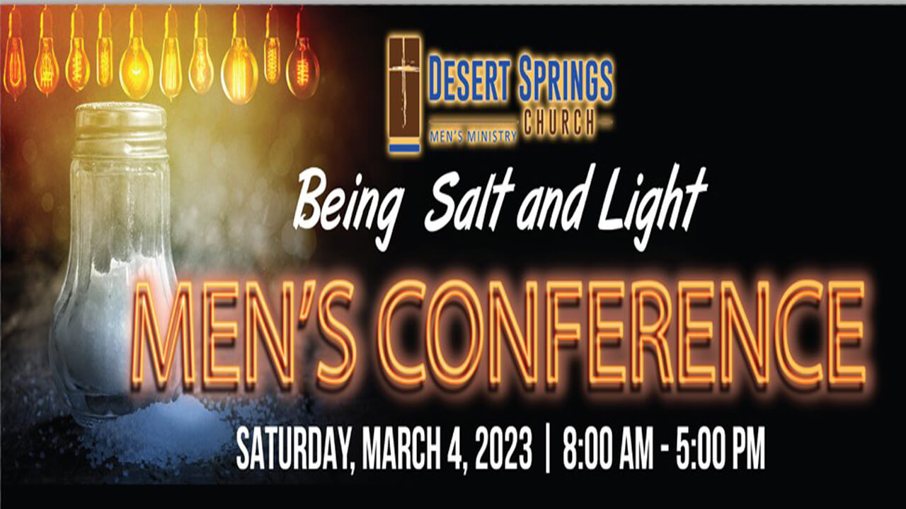 Being Salt and Light Men's Conference - Saturday, March 4, 2023